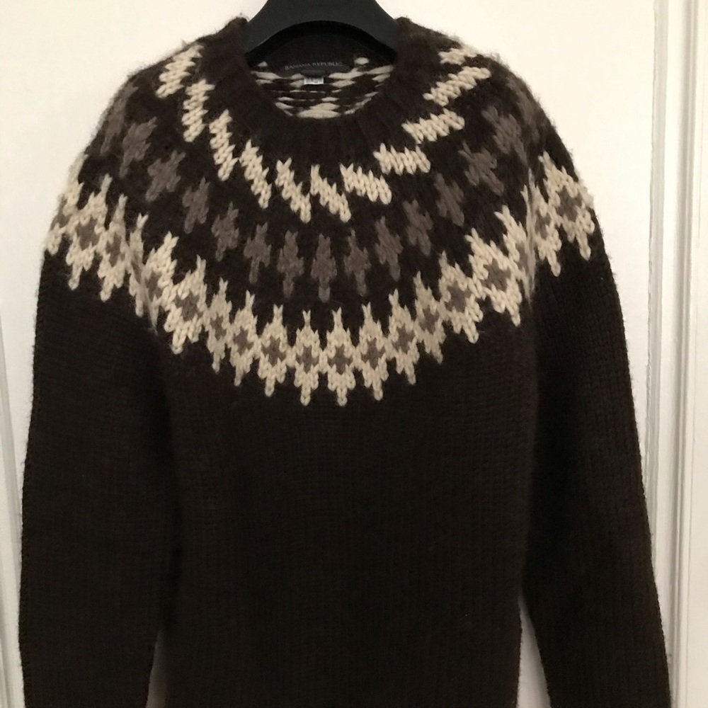 VINTAGE Banan Republic heavy lambswool sweater